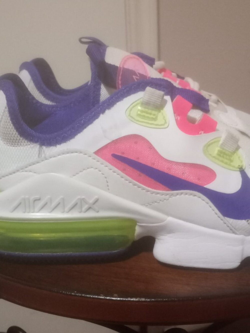 Nike Air Max Shoes Womens Size 6.5 White Multicolor Mesh Sneakers CZ0436-100 - Picture 6 of 15